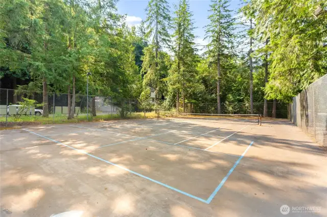Condo Associations tennis/pickleball courts.