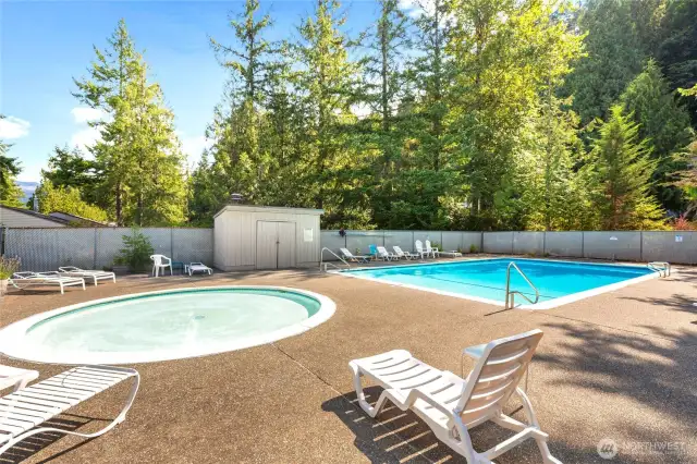 Condo Association's pool and hottub.