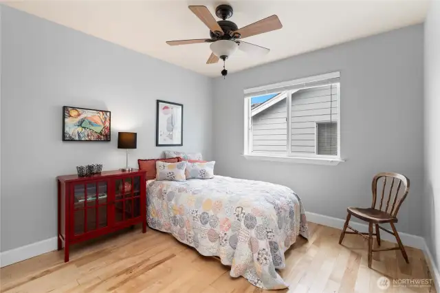 4th bedroom is cozy and inviting with large closet.