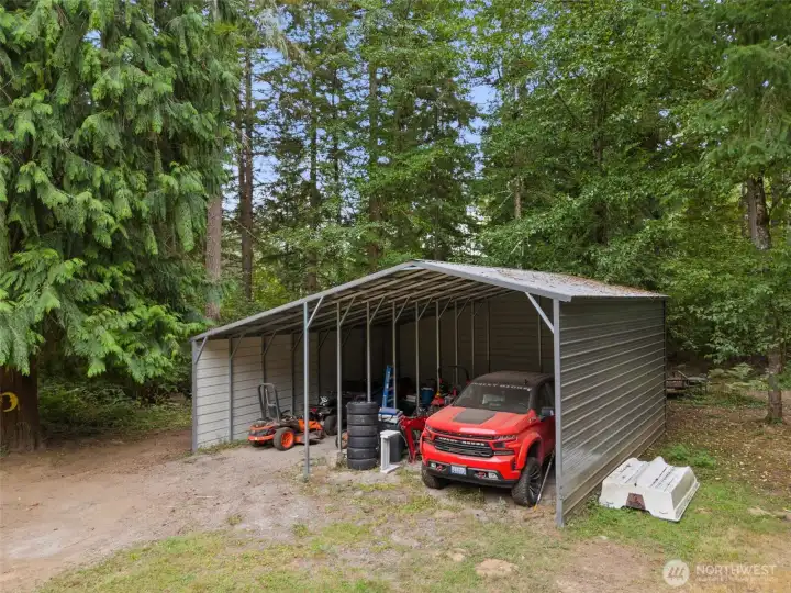 Do you have toys?  This build is tall enough to house a trailer or RV.
