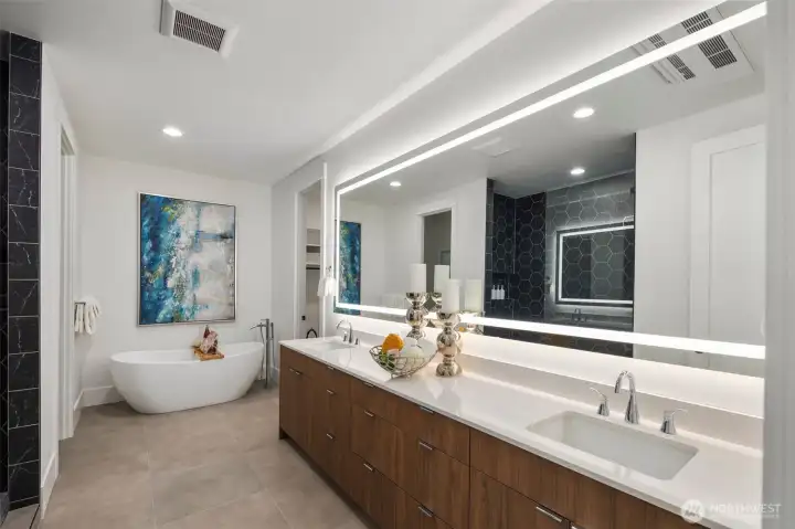 Primary Bathroom Suite.
