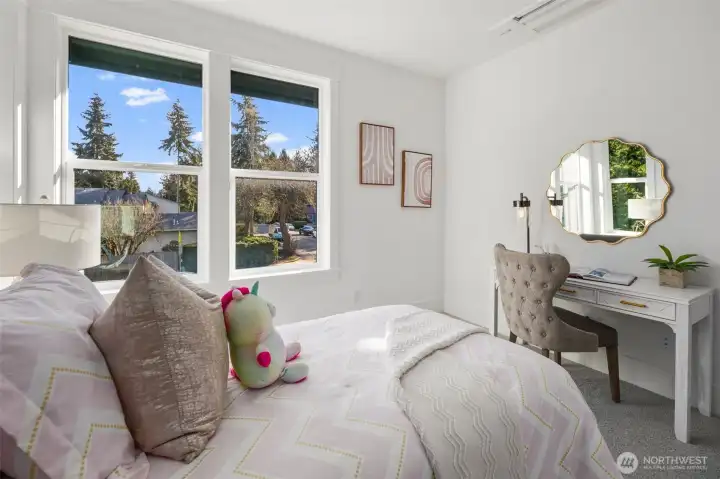 Secondary Bedroom w/ Custom Closet Package.