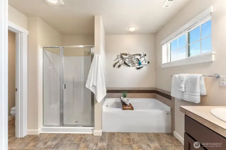 Soak and enjoy your private space.
