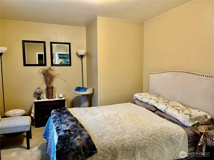 Spacious primary bedroom