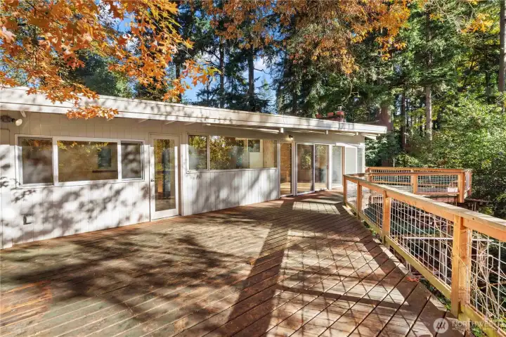 Large deck was replaced around 2017