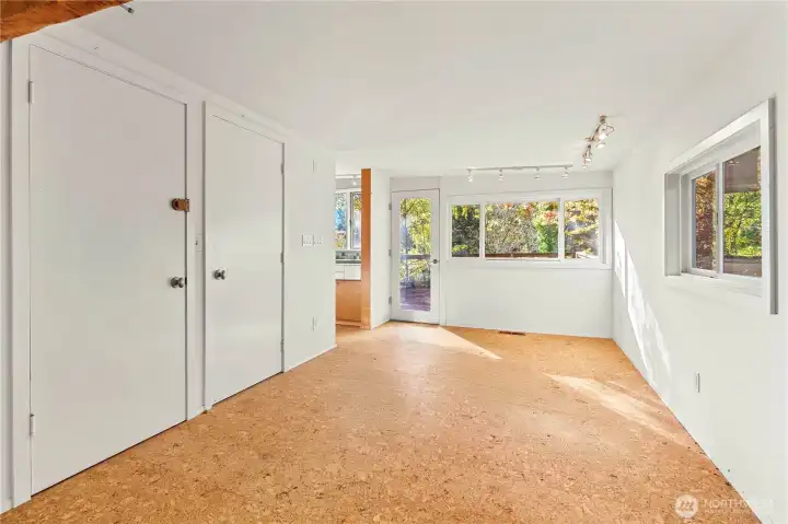 Office off of the kitchen