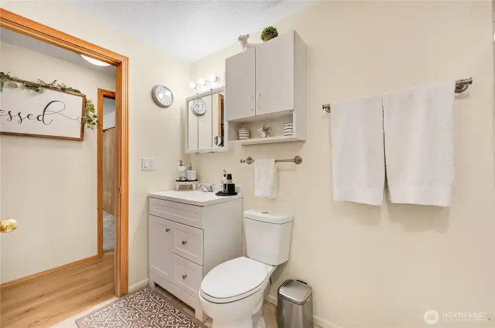 Entrance to the main bathroom.