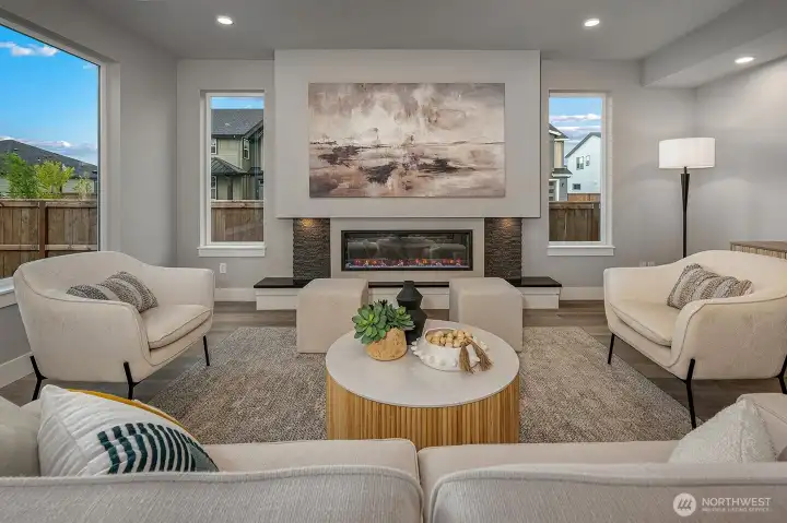 Photos of Oregon model home. Not actual home.