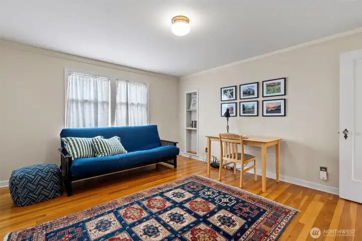 Up to the second level - this flex space offers a variet of uses. . .