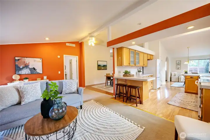 Great entertaining space.