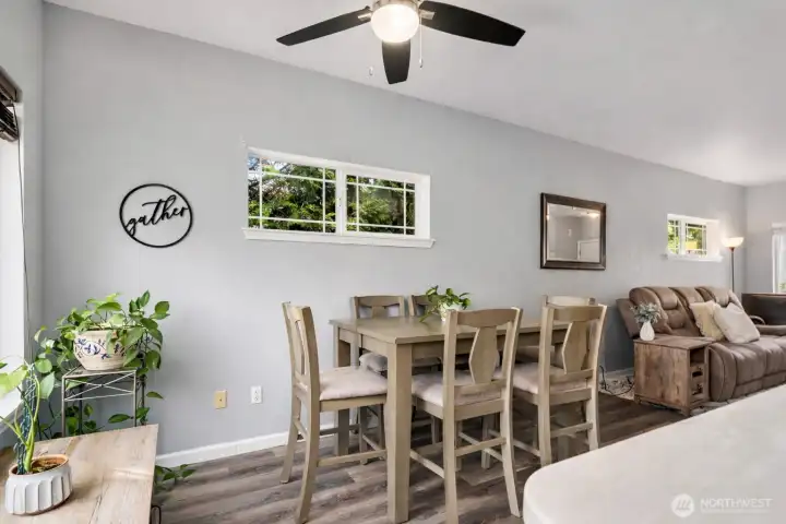 Spacious Dining area