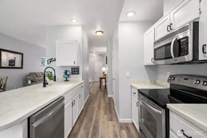 Bright and updated kitchen