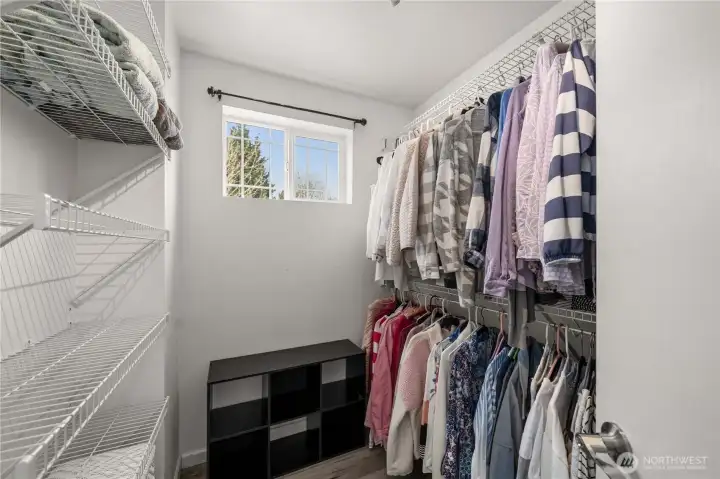 Primary Walk In Closet