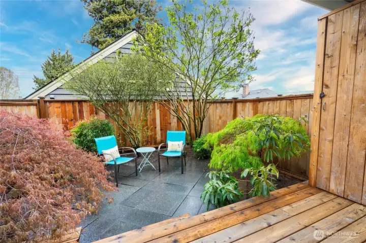 Private Fenced Backyard