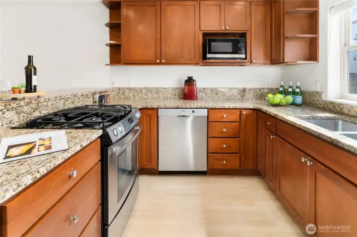 Kitchen featuring Maple Cabinets