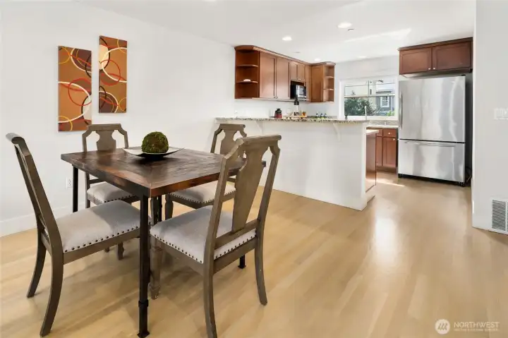 Dining Open to Kitchen/Bar