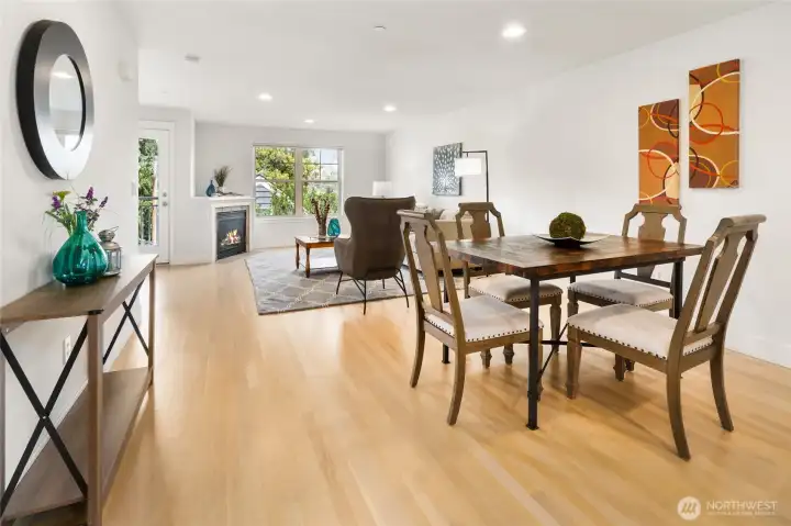 Dining Open to Living