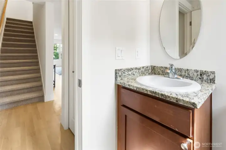 Half Bath by Living Area