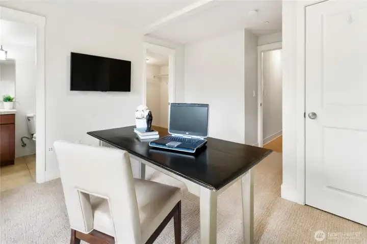 Main Level 3rd Bedroom w/ Ensuite Bath