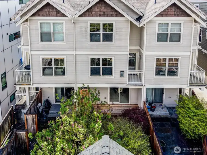 Townhome with Backyard