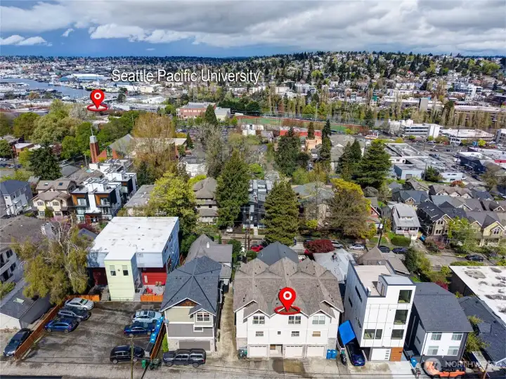 Walking Distance to Seattle Pacific University