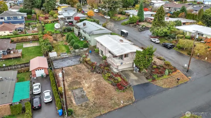 RV pad with water, power, and sewer hookups—no HOA restrictions and potential ADU flexibility