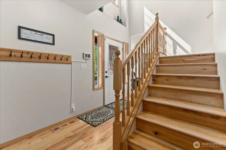 Hickory Hardwoods throughout!
