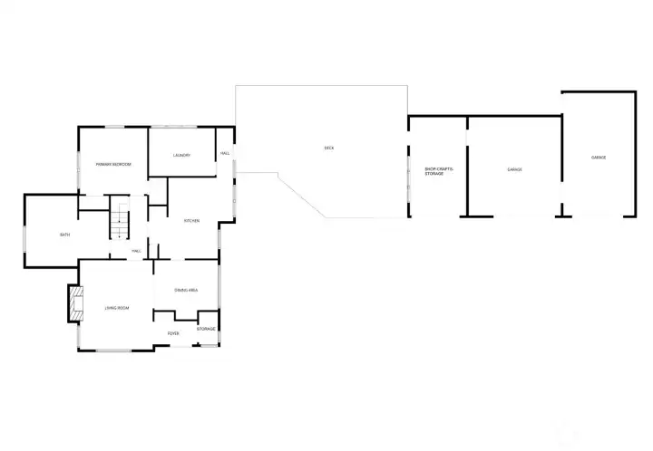 Main Floor and Garage Floor Plan