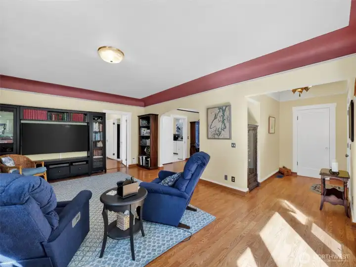 Entry leading into family room