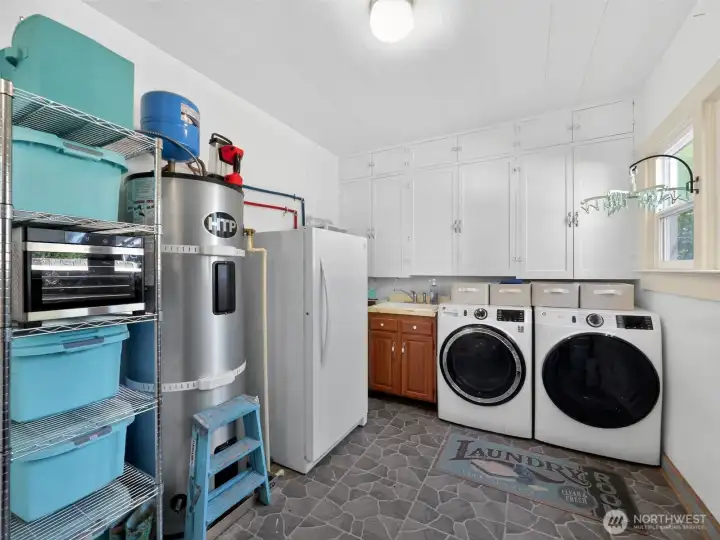 Huge Laundry Room w/ Sink
