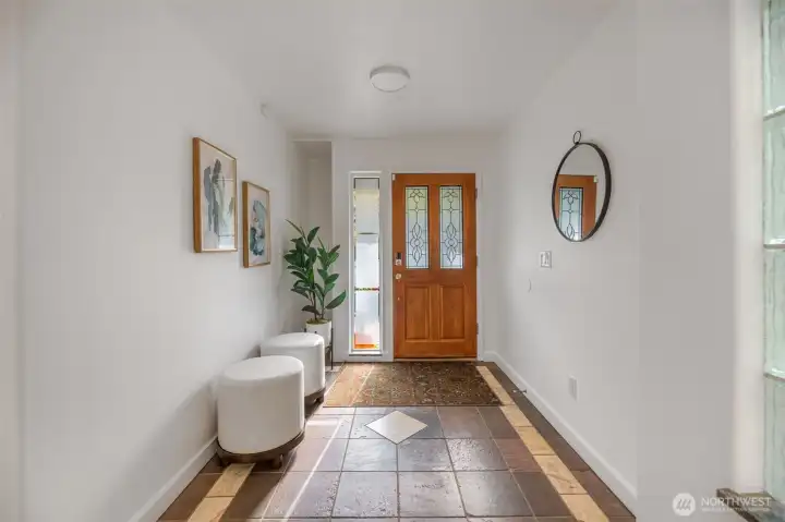 Inside the entry