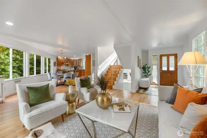 Open concept main floor