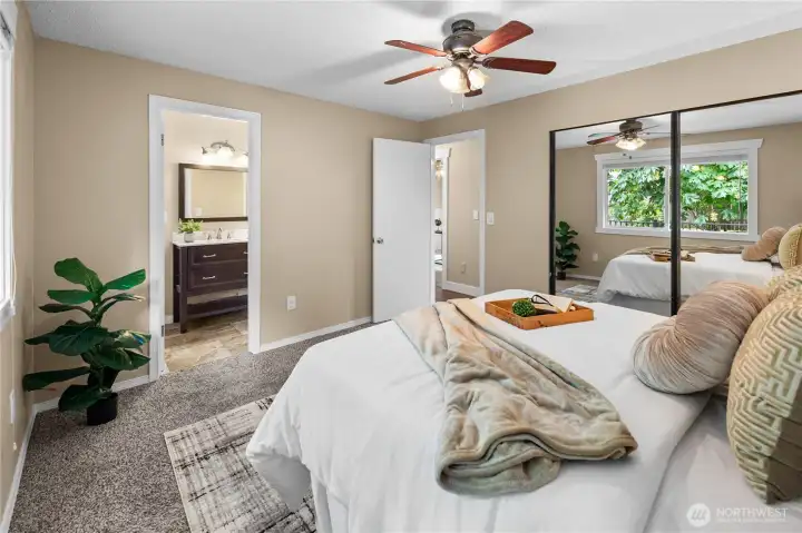 Primary Suite with bathroom.