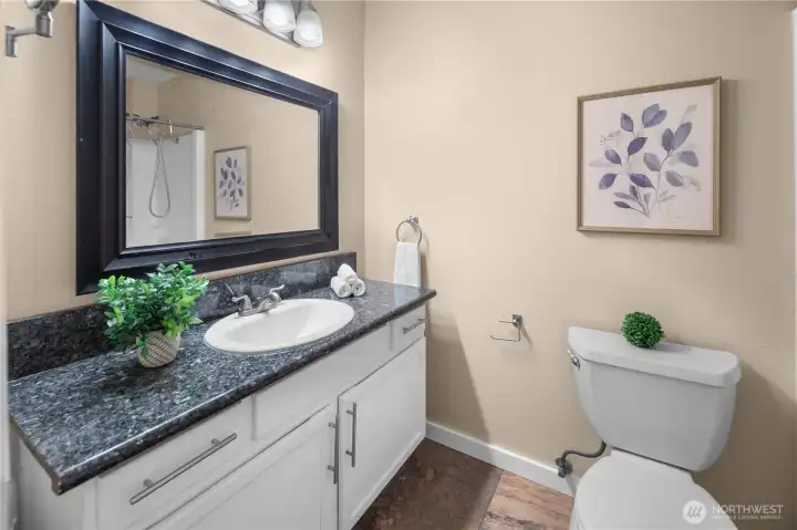 Main floor full bathroom.