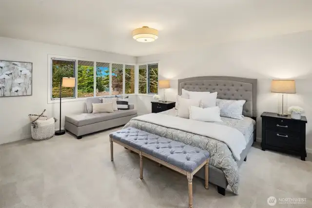 Your generous owner's suite is a true retreat.