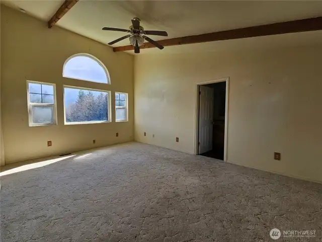Primary Suite is Private Upstairs