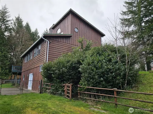 View from barn area