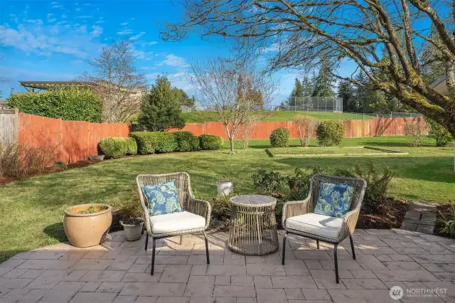Patio for entertaining