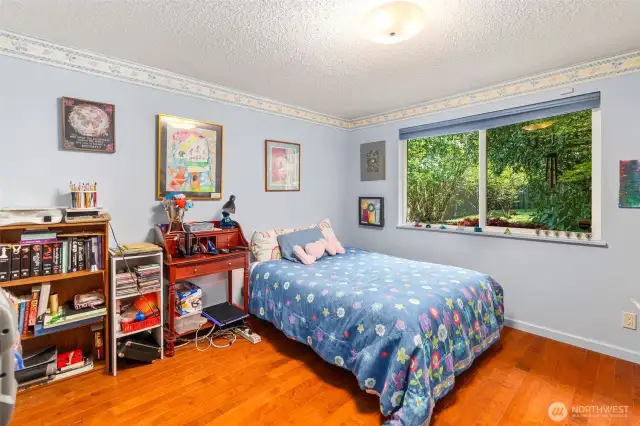 Fourth bedroom, facing rear of home.