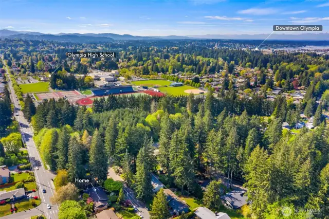 Home is just east of Olympia High School/Pioneer Elementary School and is close to so much!