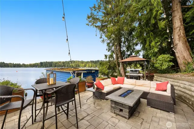 Concrete patio