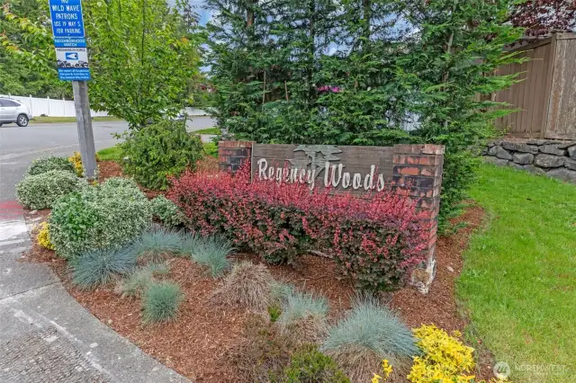 Welcome to Regency Woods. Private parks that provide serene green spaces for relaxtion and recreation fun.