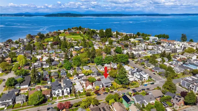 Located on the south side of Admiral Way, this is the coveted part of Alki that everyone wants to live in.