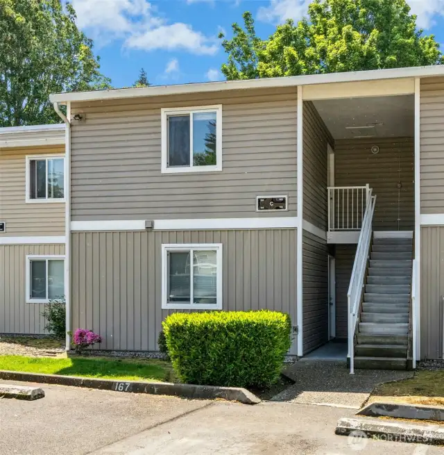 Top floor unit at Salish Village.