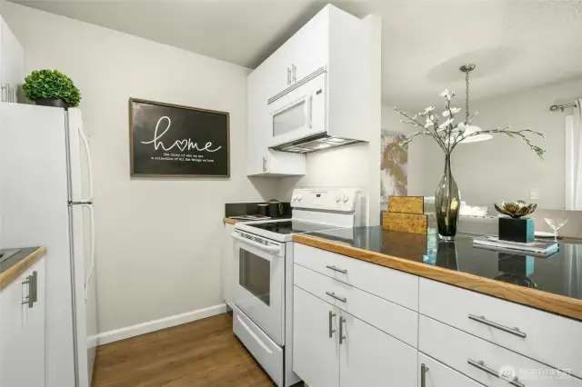 Updated kitchen.