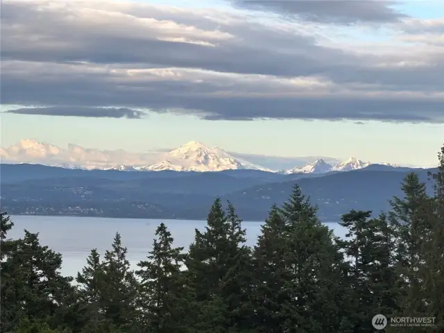 Mt Baker from the deck