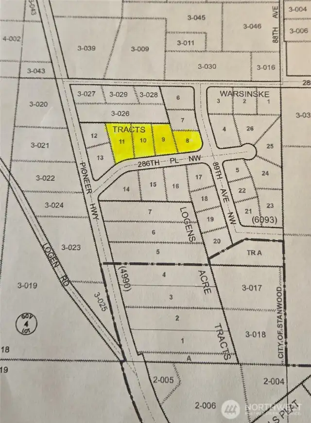 Map- lots highlighted
