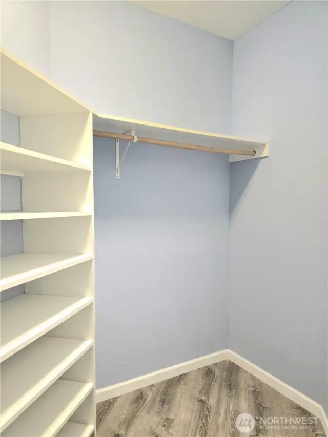 Walk-in Closet in Primary