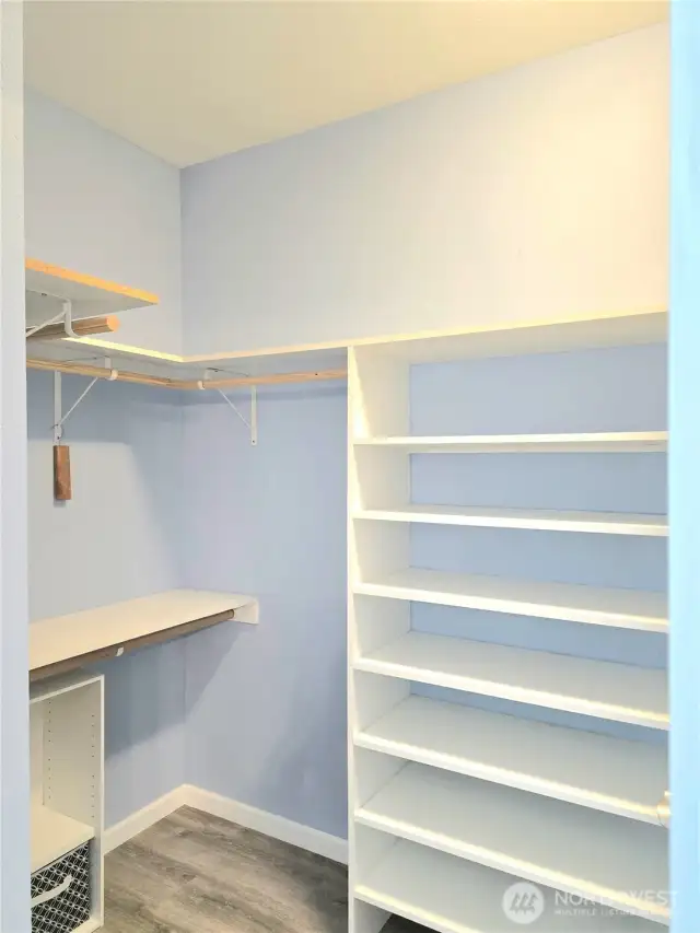 Walk-in Closet in Primary