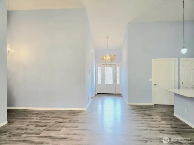 Looking towards front entrance